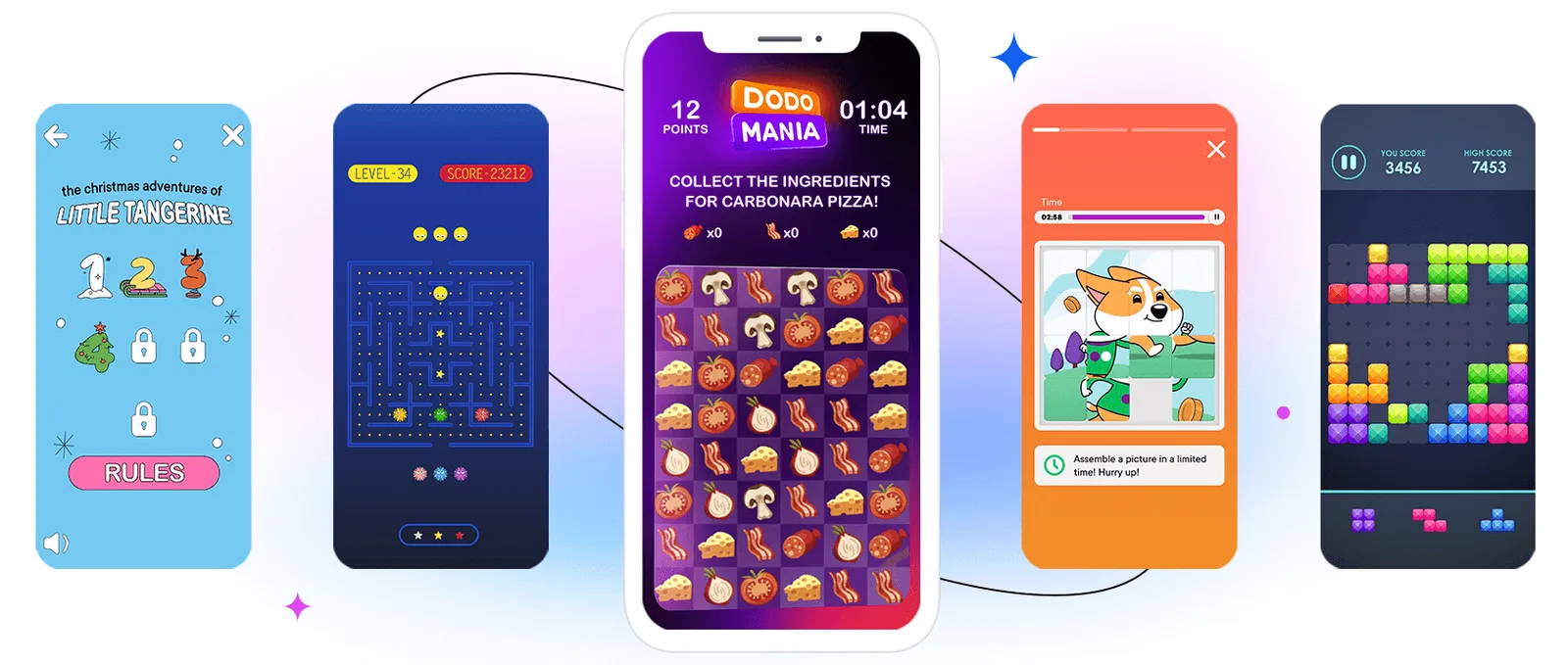 Gamified mobile apps