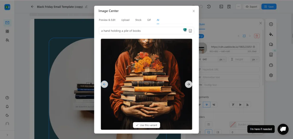 Génération d’images par IA dans Blocks