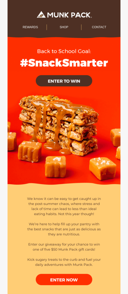 Sommer-E-Mail von Munk Pack